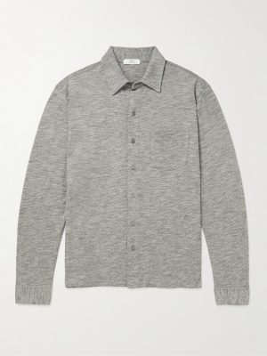 Mélange Organic Cotton-Piqué Shirt Mélange Organic Cotton-Piqué Shirt