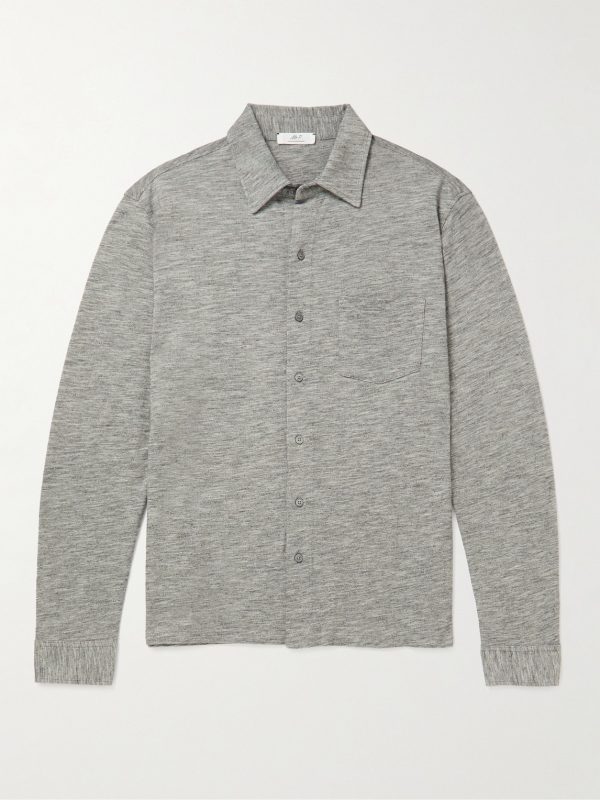 Mélange Organic Cotton-Piqué Shirt Mélange Organic Cotton-Piqué Shirt
