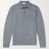 Mélange Organic Cotton-Piqué Shirt