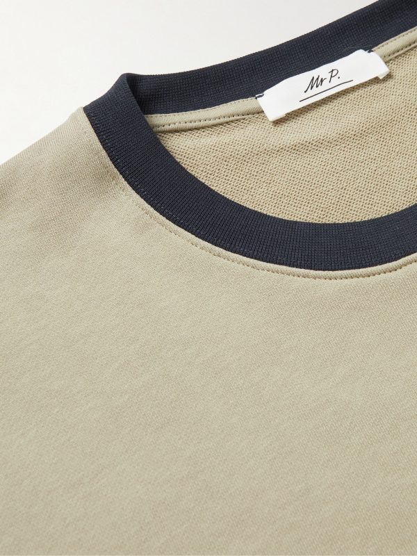 Colour-Block Cotton-Jersey Sweatshirt - CU Colour-Block Cotton-Jersey Sweatshirt - CU