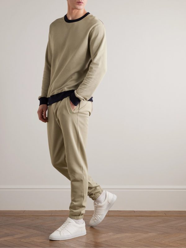 Colour-Block Cotton-Jersey Sweatshirt - OU Colour-Block Cotton-Jersey Sweatshirt - OU