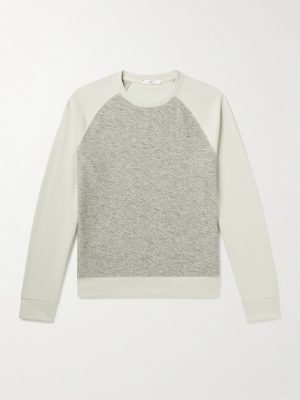Panelled Cotton-Blend Sweatshirt