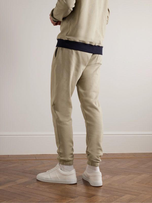 Tapered Cotton-Jersey Sweatpants - BK Tapered Cotton-Jersey Sweatpants - BK