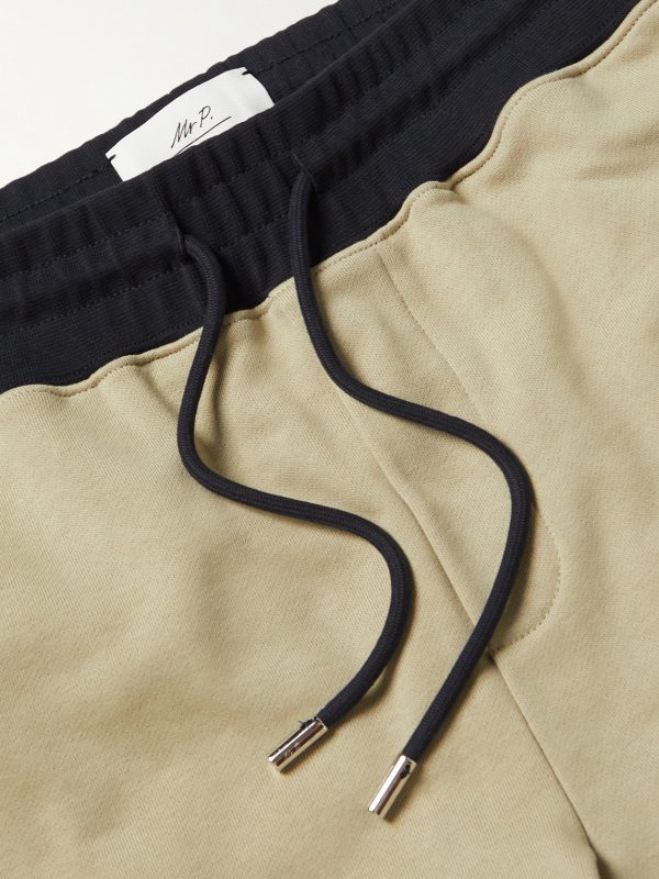 Tapered Cotton-Jersey Sweatpants - E1 Tapered Cotton-Jersey Sweatpants - E1