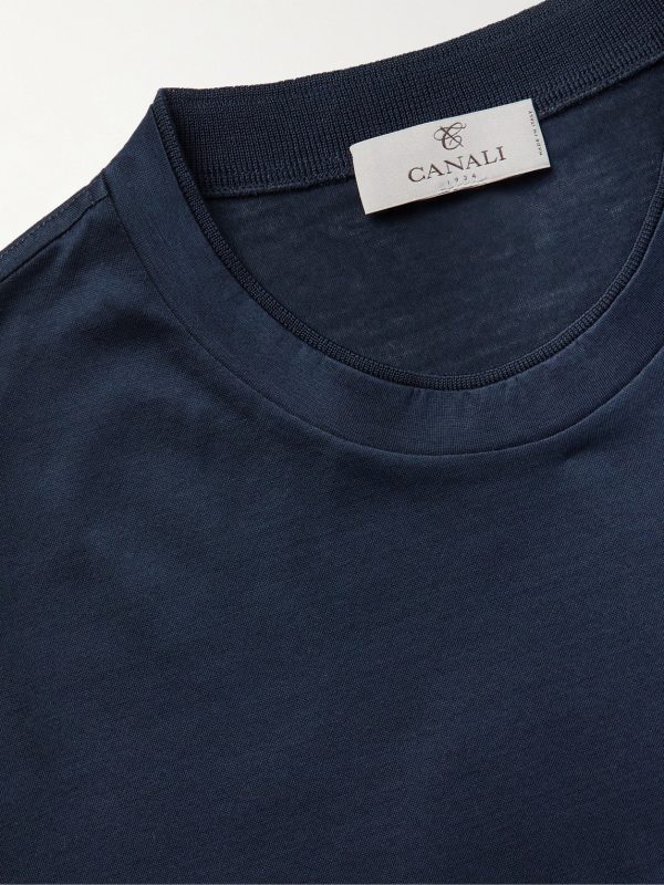 Slim-Fit Mercerised Cotton-Jersey T-Shirt - CU