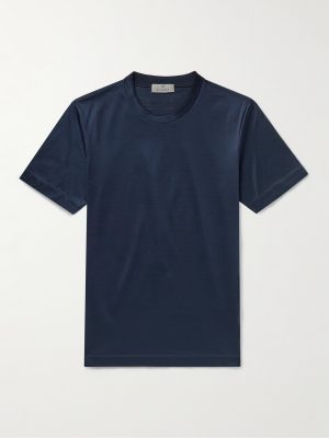 Slim-Fit Mercerised Cotton-Jersey T-Shirt Slim-Fit Mercerised Cotton-Jersey T-Shirt