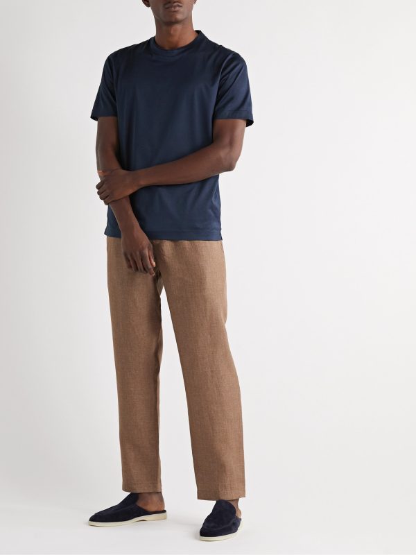 Slim-Fit Mercerised Cotton-Jersey T-Shirt - OU