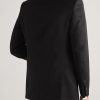 Hampton Wool Tuxedo Jacket - BK