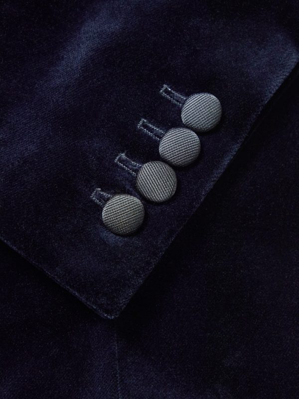 Cotton-Velvet Tuxedo Jacket - CU