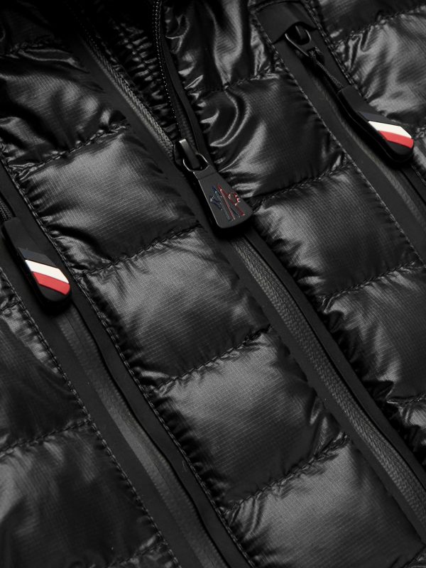 Slim-Fit Quilted Ripstop and Jersey Down Jacket - CU Slim-Fit Quilted Ripstop and Jersey Down Jacket - CU