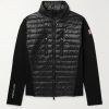 Slim-Fit Quilted Ripstop and Jersey Down Jacket Slim-Fit Quilted Ripstop and Jersey Down Jacket