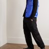 Ollon Logo-Appliquéd Quilted Glossed-Shell Down Gilet - OU Ollon Logo-Appliquéd Quilted Glossed-Shell Down Gilet - OU