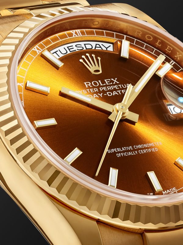 Pre-Owned 2018 Rolex Day-Date Automatic 36mm 18-Karat Gold Watch, Ref. No. 118238 - CU Pre-Owned 2018 Rolex Day-Date Automatic 36mm 18-Karat Gold Watch, Ref. No. 118238 - CU
