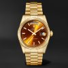 Pre-Owned 2018 Rolex Day-Date Automatic 36mm 18-Karat Gold Watch, Ref. No. 118238 Pre-Owned 2018 Rolex Day-Date Automatic 36mm 18-Karat Gold Watch, Ref. No. 118238