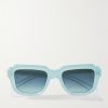 Taos Square-Frame Acetate Sunglasses Taos Square-Frame Acetate Sunglasses