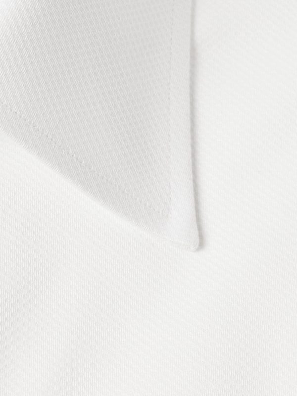 Double-Cuff Cotton-Piqué Tuxedo Shirt - CU