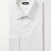 Double-Cuff Cotton-Piqué Tuxedo Shirt
