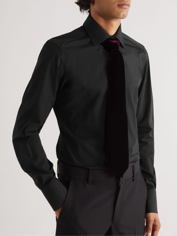 Slim-Fit Cotton-Poplin Shirt - FR Slim-Fit Cotton-Poplin Shirt - FR