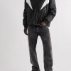 Faux Fur-Trimmed Padded Monogrammed Shell Hooded Jacket - OU