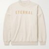 Eternal Logo-Flocked Cotton-Jersey Sweatshirt