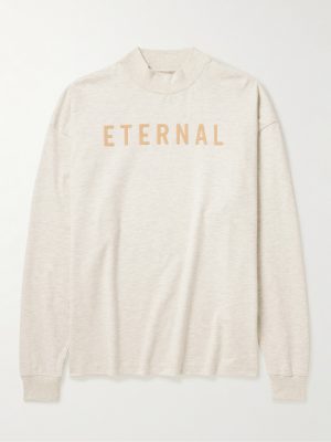 Eternal Logo-Flocked Cotton-Jersey T-Shirt Eternal Logo-Flocked Cotton-Jersey T-Shirt