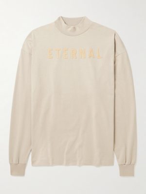 Eternal Logo-Flocked Cotton-Jersey T-Shirt Eternal Logo-Flocked Cotton-Jersey T-Shirt