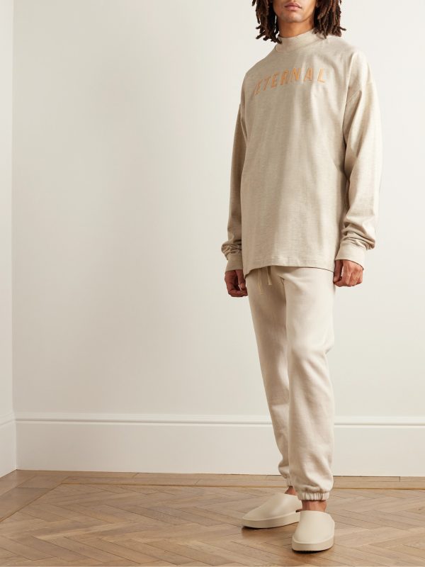Eternal Logo-Flocked Cotton-Jersey T-Shirt - OU Eternal Logo-Flocked Cotton-Jersey T-Shirt - OU