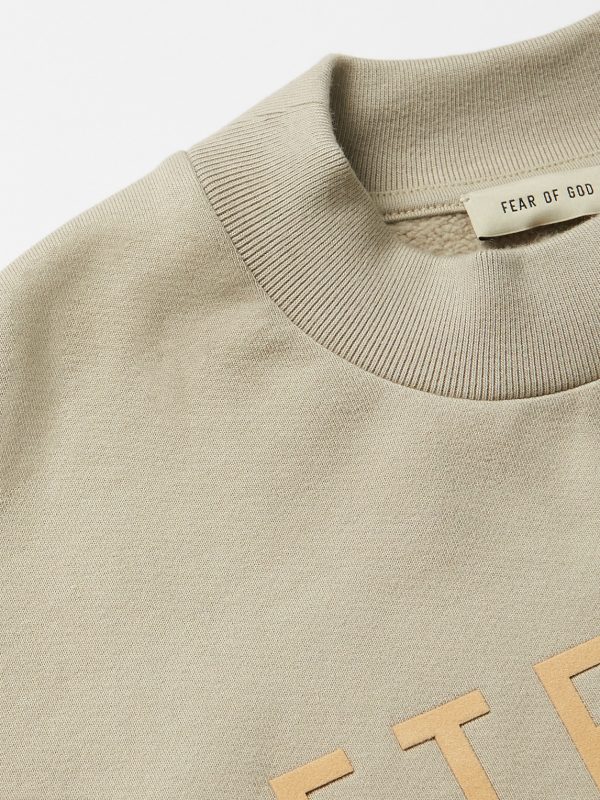Eternal Logo-Flocked Cotton-Jersey Sweatshirt - CU Eternal Logo-Flocked Cotton-Jersey Sweatshirt - CU