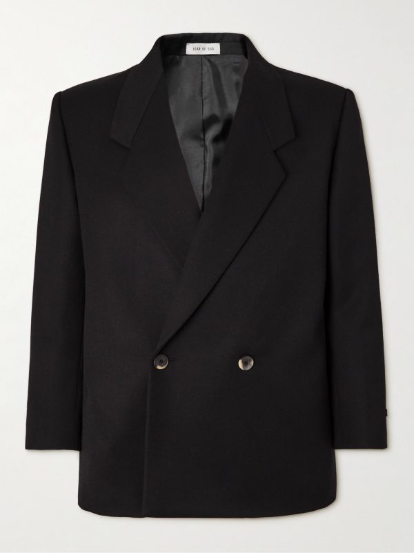 Eternal Double-Breasted Cavalry Wool-Twill Suit Jacket Eternal Double-Breasted Cavalry Wool-Twill Suit Jacket