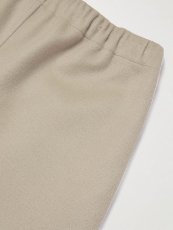 Eternal Wide-Leg Wool and Cashmere-Blend Drawstring Shorts - CU