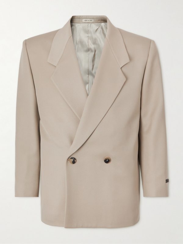 Eternal Double-Breasted Cavalry Wool-Twill Suit Jacket Eternal Double-Breasted Cavalry Wool-Twill Suit Jacket