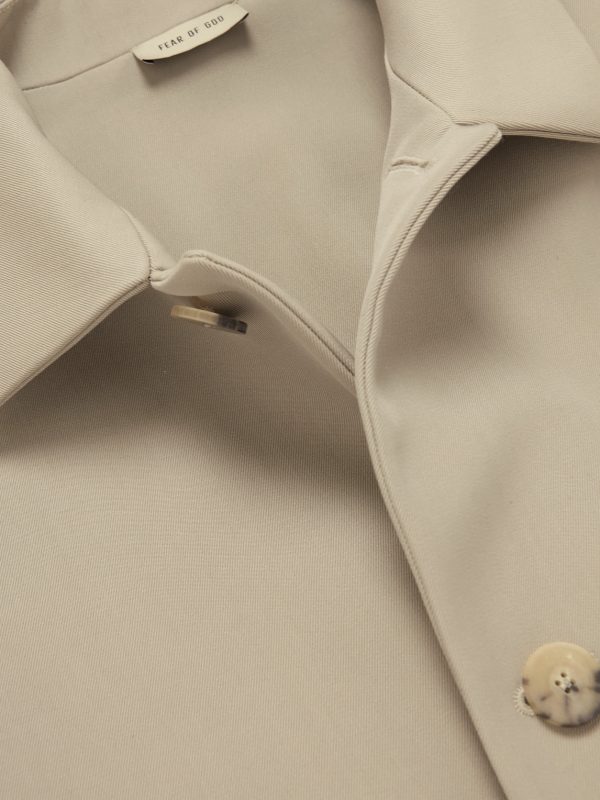 Eternal Wool and Cotton-Blend Twill Coat - CU Eternal Wool and Cotton-Blend Twill Coat - CU