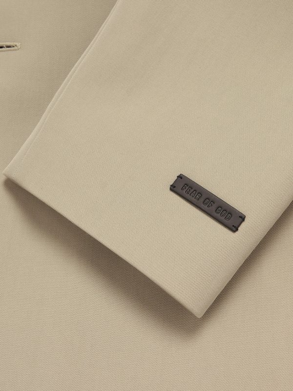 Eternal Wool and Cotton-Blend Twill Coat - E1 Eternal Wool and Cotton-Blend Twill Coat - E1