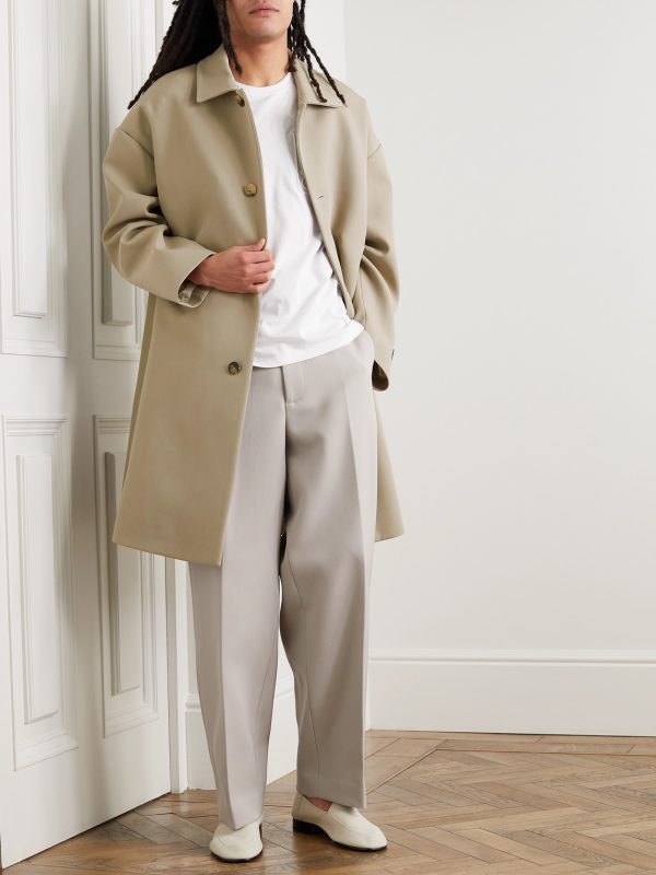 Eternal Wool and Cotton-Blend Twill Coat - E2 Eternal Wool and Cotton-Blend Twill Coat - E2