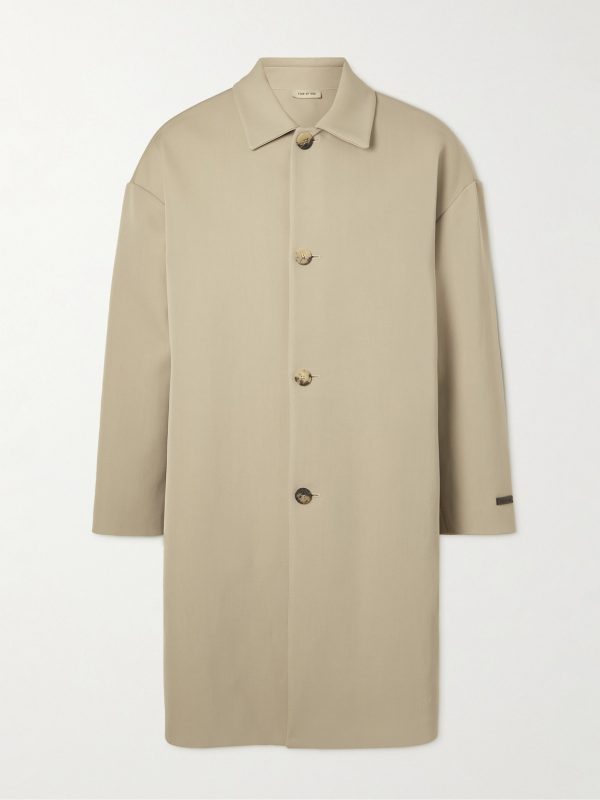 Eternal Wool and Cotton-Blend Twill Coat Eternal Wool and Cotton-Blend Twill Coat