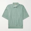 Logo-Appliquéd Terry Polo Shirt Logo-Appliquéd Terry Polo Shirt