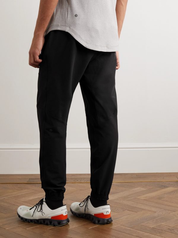 License to Train Slim-Fit Tapered Stretch Recycled-Shell Track Pants - BK License to Train Slim-Fit Tapered Stretch Recycled-Shell Track Pants - BK