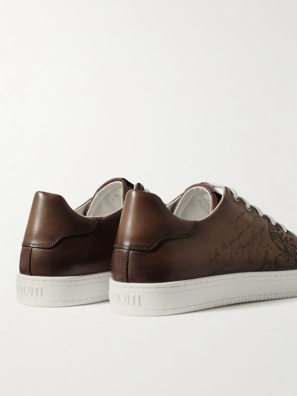 Scritto Venezia Leather Sneakers - BK Scritto Venezia Leather Sneakers - BK