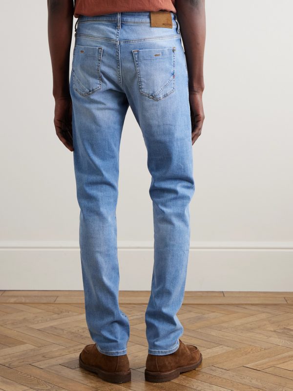 Slim-Fit Straight-Leg Jeans - BK Slim-Fit Straight-Leg Jeans - BK