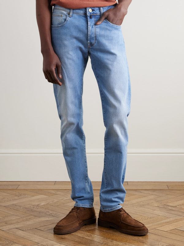 Slim-Fit Straight-Leg Jeans - FR Slim-Fit Straight-Leg Jeans - FR