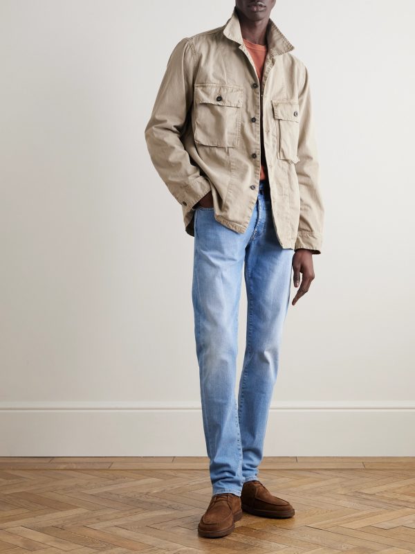 Slim-Fit Straight-Leg Jeans - OU Slim-Fit Straight-Leg Jeans - OU