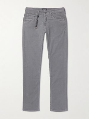 Slim-Fit Stretch Cotton-Blend Corduroy Trousers Slim-Fit Stretch Cotton-Blend Corduroy Trousers