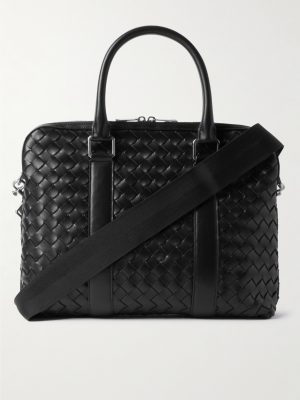 Intrecciato Leather Briefcase Intrecciato Leather Briefcase