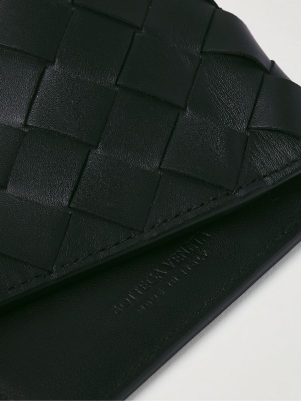 Intrecciato Leather Billfold Wallet - CU Intrecciato Leather Billfold Wallet - CU