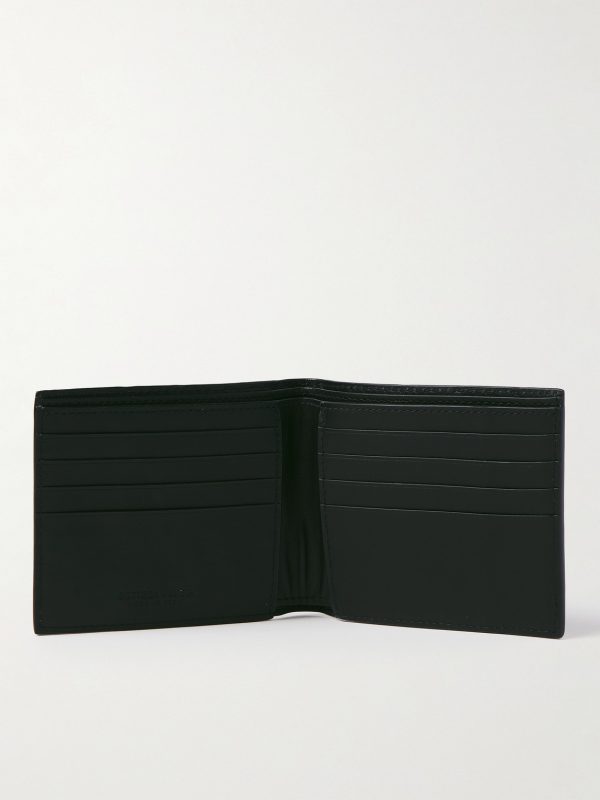 Intrecciato Leather Billfold Wallet - E1 Intrecciato Leather Billfold Wallet - E1