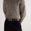 3.5cm Reversible Intrecciato Leather Belt - FR 3.5cm Reversible Intrecciato Leather Belt - FR