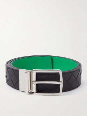 3.5cm Reversible Intrecciato Leather Belt 3.5cm Reversible Intrecciato Leather Belt