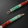 Gold Opal Beaded Necklace - BK Gold Opal Beaded Necklace - BK