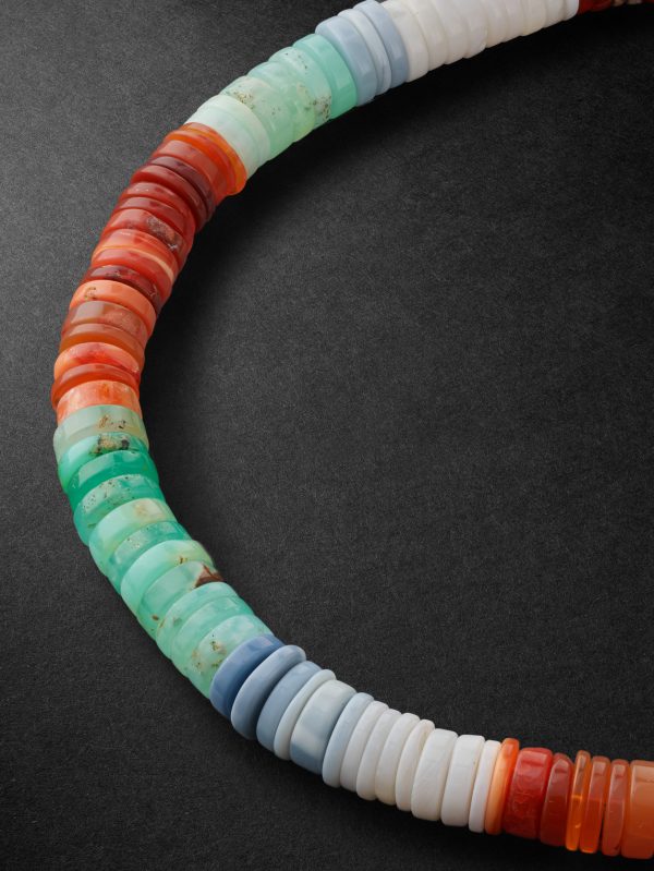 Gold Opal Beaded Necklace - CU Gold Opal Beaded Necklace - CU