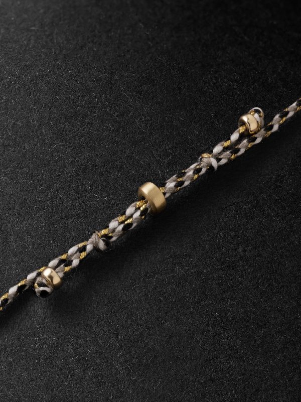 Arrowhead Gold, Cord and Diamond Necklace - BK
